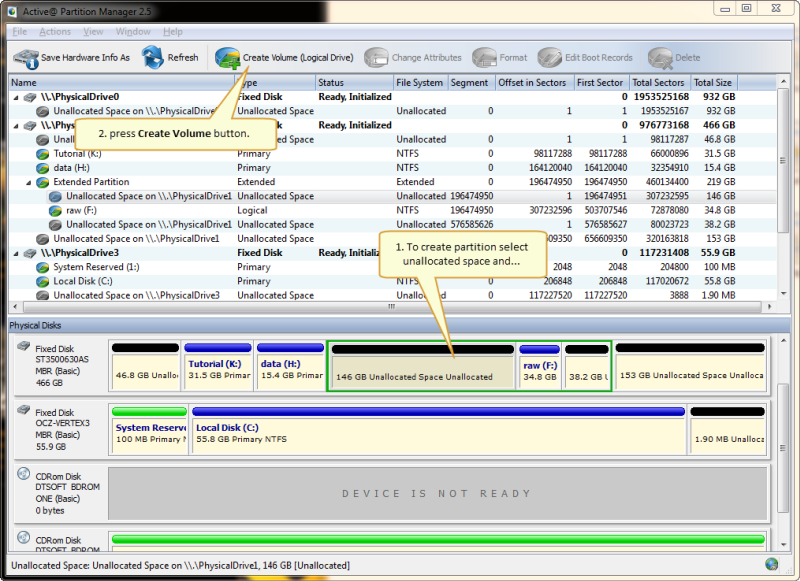 When to create partition