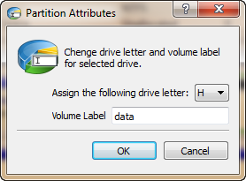 Assign the following drive letter